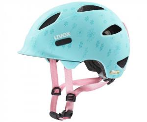 Helma dětská UVEX OYO STYLE, FLOWERS CYAN MAT 2023