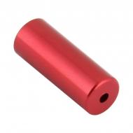 Koncovka bowdenu 4 mm CNC Al červená
