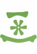 Výstelky TSG  pro přilbu Meta green