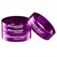 Podložka distanční Reverse Alloy Ultra-Lite set 1 1/8" Purple