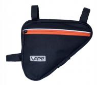 Brašna Vape rámová malá 3 kapsy neon oranžový zip
