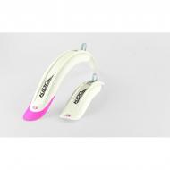 Blatník 16" P + Z plast Simpla KIDO long White/Pink