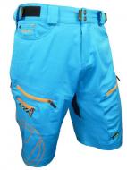 Kalhoty krátké pánské HAVEN NAVAHO SLIMFIT modro/oranžové