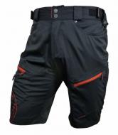 Kalhoty krátké pánské HAVEN NAVAHO SLIMFIT černo/červené